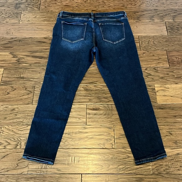 VERVET BY FLYING MONKEY Dark Blue High Rise Jeans - Picture 2 of 16